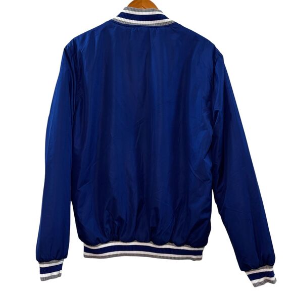 Chicago Cubs JH Design Embroidered Reversible Full Snap Fleece Jacket Medium - Picture 3 of 7